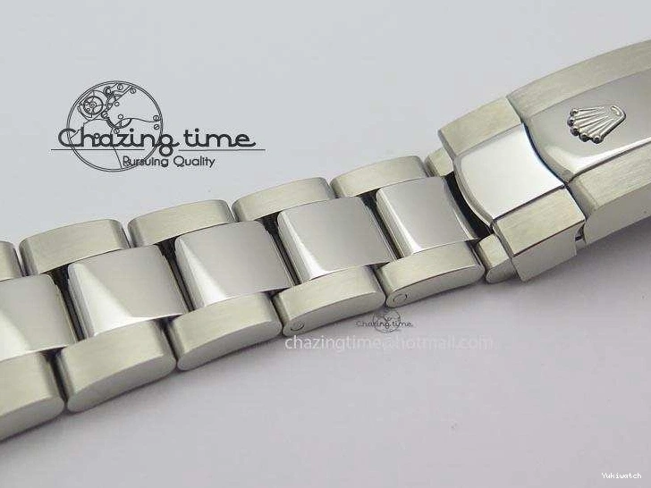 SS II 116334 On Sliver Sticks Dial Markers 41mm A3136 SS Gray Datejust Bracelet 0405